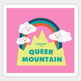 Greetings, from Queer Mountain Sticker